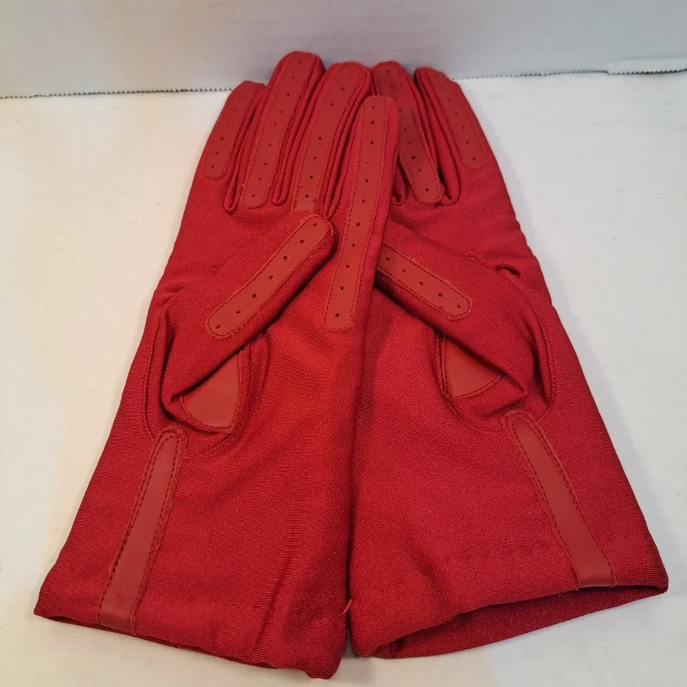 New Old Stock Vintage 1980s Hans Sensation Lined Thinsulate Gloves RED One Size